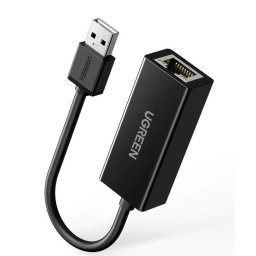 Placa de retea RJ45 USB 2.0 100 Mbps Ethernet Negru