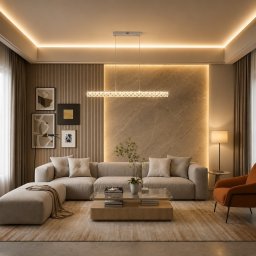Lustra LED cu Telecomanda, Liniara, Dimabila, Lumina Calda/Neutra/Rece, Alb
