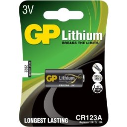 Set 2 x Baterie Lithium GP, CR123A / 3V