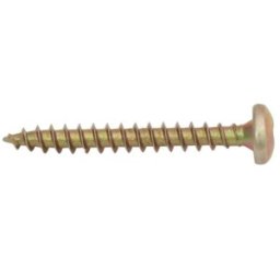 Surub Pal cu Cap Bombat Otel Zincat Galben-6x 40Pz3