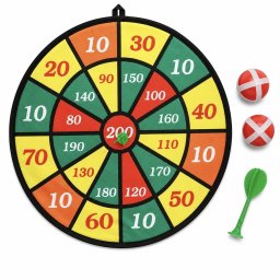 Tabla joc darts magnetic cu arici pentru copii si adulti, 2 bile velcro si 2 sageti incluse, 42 cm