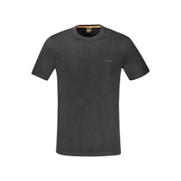 Tricou bărbătesc cu mânecă scurtă HUGO BOSS, negru