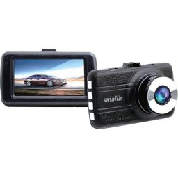 Camera Auto Duala Smailo DoubleX | 2304x1296, Spate 1080p, 150°, 3", Negru