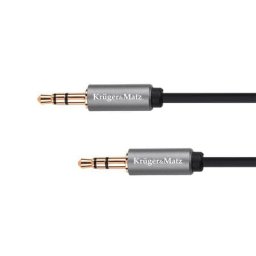 Cablu Audio Kruger Matz KM1227 | Jack 3.5mm Tata-Tata, 1.8m, Negru