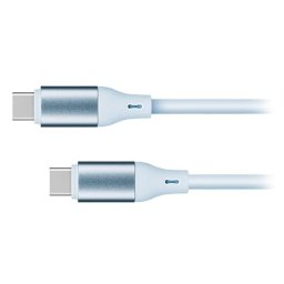 Cablu USB-C Kruger&Matz KM1269-1BL | Type-C la Type-C, 100W, 1m, Silicon