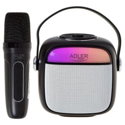 Difuzor Karaoke Adler AD1199B | Cu Microfon, Negru