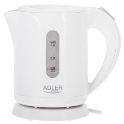 Fierbator Electric Adler AD1371W | 0.8L, 1100W, Alb