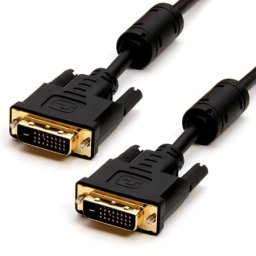 Cablu DVI Lechpol KPO-10022 | Single Link, Tata-Tata, 5m