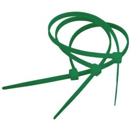 Coliere Lechpol NAR12223R | Nylon, 200x4.5mm, Verde, Set 100buc
