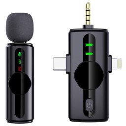 Microfon Platinet PLMM11 | Lavaliera, 3 in 1, Clip-On