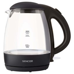 Fierbator Electric Sencor SWK2300BK | 1.2L, 2200W, Sticla