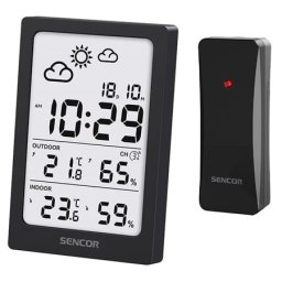 Statie Meteo Sencor SWS 2300 B | Wireless, Senzor Exterior, Display LCD