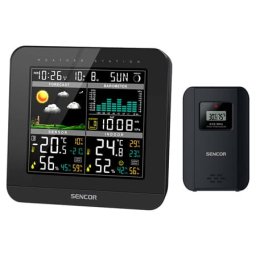 Statie Meteo Sencor SWS 5800 | Wireless, Senzor Exterior, Display LCD