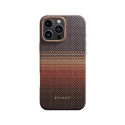 Husa Pitaka KI1601CPSU | iPhone 16 Pro, Military Grade, Sunset