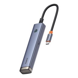 HUB Baseus UltraJoy Air B00052802811-02 | 6-in-1, USB-C la HDMI, 2x USB 3.0, PD