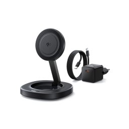 Incarcator wireless Baseus EnerFill FF11 P10282103123-00 | 15W, Qi2, Pliabil, Negru
