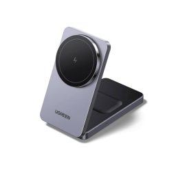 Incarcator Wireless Ugreen W528-45056 | 2-in-1, 20W, Qi, MagSafe, Gri