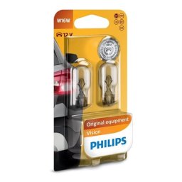 Bec Auto Philips W16W | Set 2 Bucati, 12V, 16W