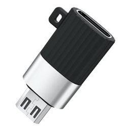 Adaptor Xo GSM102885 | Micro USB la USB-C, Negru