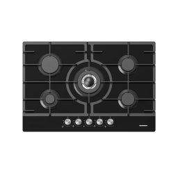 Plita Incorporabila Heinner HBH-M705IWFGBK | 5 Arzatoare, Gaz, 70cm, Negru, 75x51cm