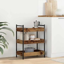 Troler de Bucatarie Lemn vechi 50 x 30 x 70 cm Lemn compozit GartenMobel Dekor