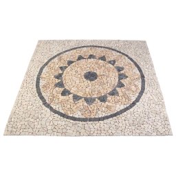 Placi Mozaic cu Model de Floare Soarelui Multicolour GartenMobel Dekor