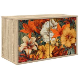 Sistem de TV montat pe perete GENNEP 69 x 33 x 40 cm GartenMobel Dekor