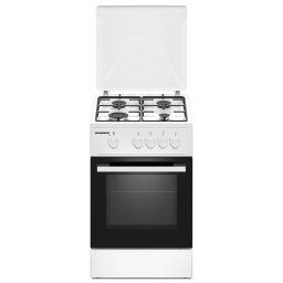 Aragaz HEINNER HFSC-K50WH, 4 arzatoare pe gaz, 50 x 50 cm, Alb