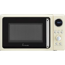 Cuptor cu microunde FRAM FMW-MD20DRCR, 20L, 800W, Control digital, Afișaj digital, 5 trepte de putere, Crem