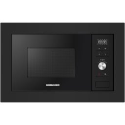 Cuptor cu microunde incorporabil HEINNER HMW-MDBI28GDBK, 28 L, 900 W, Grill, 5 trepte de putere, 21 programe, Negru