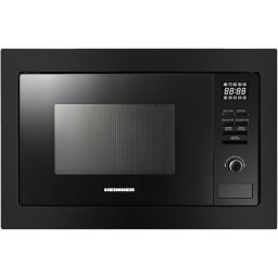 Cuptor cu microunde incorporabil HEINNER HMW-MDBI25GDBK, 25 L, 900 W, Grill, 5 trepte de putere, 10 programe, Negru