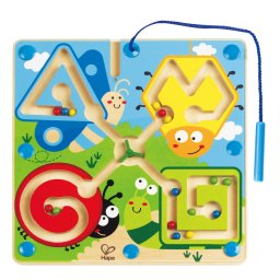Joc de indemnare din lemn - Labirint magnetic insecte