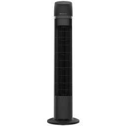 Ventilator turn Cecotec EnergySilence 8050 SkyLine Smart, 45W, Silentios, 3 viteze, Telecomanda, Temporizator, Afisaj LED