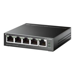 Switch TP-Link TL-SF1005LP | 5 porturi, Fast Ethernet, 4x PoE, QoS