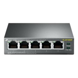 Switch TP-Link TL-SF1005P | 5 porturi, 4x PoE, 10/100Mbps