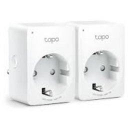 TP-Link MINI SMART WI-FI SOCKET TAPO P100 (2-PACK), Protocol: IEEE 802.11b/g/n, Bluetooth 4.2 (for onboarding only), 2.4 GHz, Android 4.4 or higher, iOS 9.0 or higher, AC 220-240 V~50/60 Hz 10 A, Maximum Load, 2300 W, 10 A.