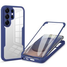 Folie de protectie Techsuit ColorVerse 360 Series + compatibil cu Samsung Galaxy S26 Ultra, Albastru