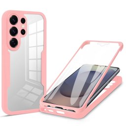 Folie de protectie Techsuit ColorVerse 360 Series + compatibil cu Samsung Galaxy S26 Ultra, Roz