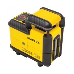 Stanley - STHT77504-1 - Nivela laser cu linii, 20 m, +/-0.4 mm/m, 2 linii laser, fascicul rosu, proiectie 360 grade, suport perete, geanta textila
