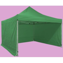 Cort pliabil 4×4 m – hexagonal din aluminiu, Verde