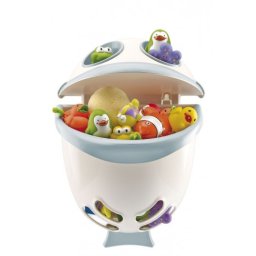 Suport pentru pastrarea jucariilor si a samponului Bubble fish Celadon green