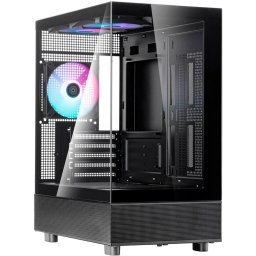 Carcasa Mid Tower Technology Lucid 04 Negru
