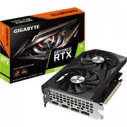 Placa video Gigabyte nVidia GeForce RTX 3050 WINDFORCE OC V2 8GB N3050WF2OCV2-8GD, GDDR6, 128bit