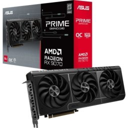 Placa video ASUS AMD Radeon RX 9070 PRIME OC 16 GB 90YV0LI1-M0NA00, GDDR6, 256 bit