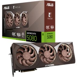 Placa video ASUS nVidia GeForce RTX 5080 Noctua OC Edition 16 GB 90YV0M32-M0NA00, GDDR7, 256 bit