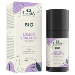 Intimateline Luxuria BIO - gel vibrator lichid pentru femei (15 ml)