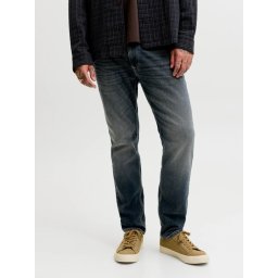 Jack & Jones Blugi barbati CLARK DUKE, cu talie medie si croiala Regular fit, Albastru inchis (SELECTATI MARIMEA: 30, SELECTATI LUNGIMEA: 32)