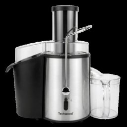 Storcator de fructe si legume Techwood TCFI-1556, inox, 1000W, 2 viteze, recipient pulpa 2L, cana 1L