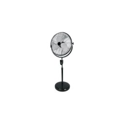 Ventilator industrial cu stativ 100W/230V, diametru 46 cm, negru