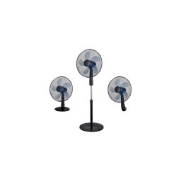 Ventilator de podea 3-în-1 50W/230V Ø 40 cm negru